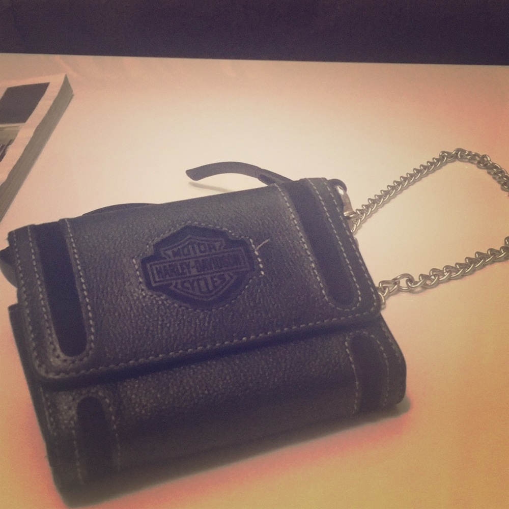 Harley Davidson wallet with chain
